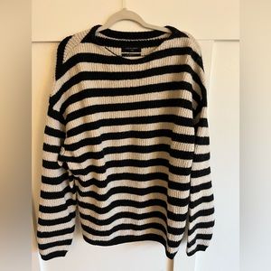 Allsaints Large Wool Stripe Sweater